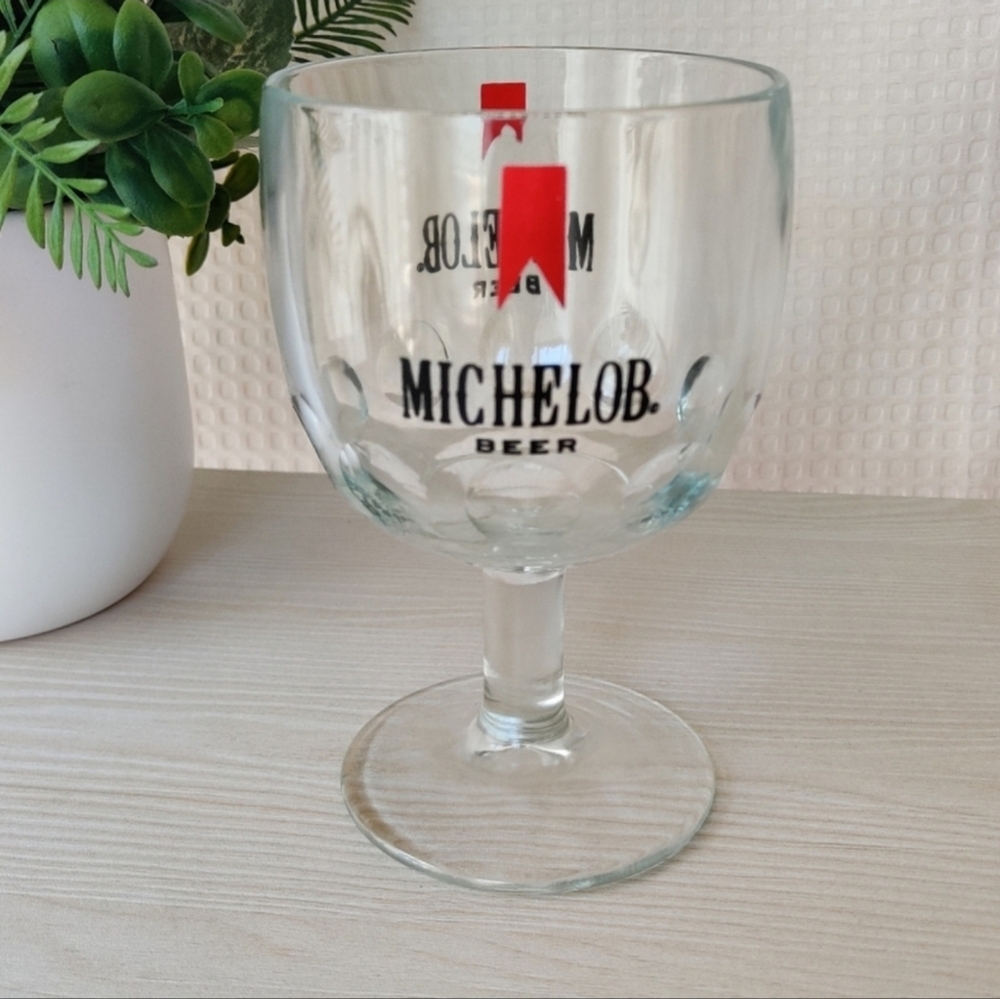 Vintage 1970's Michelob Beer Glass Goblet